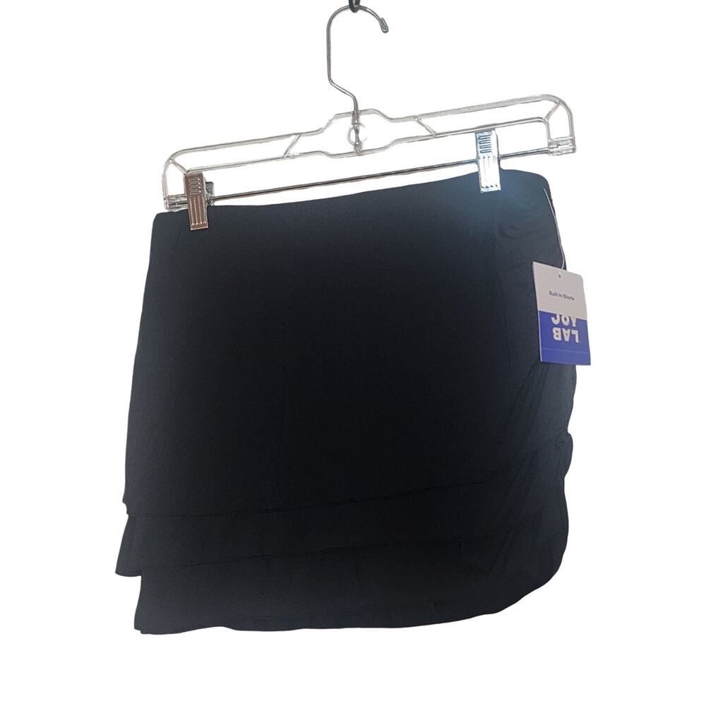 NWT JoyLab Black Tiered Ruffle Athletic Skort - Women's Size Small